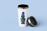 Abstract fantasy flowers set, a Decorative Illustration by Good Studio (Thumbnail 5 of 6)