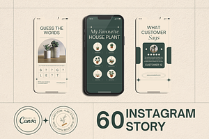 120 Houseplant Instagram Template