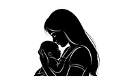 50 Mother and Baby Love Silhouette S, an Illustration by Designs_River (Thumbnail 41 of 51)