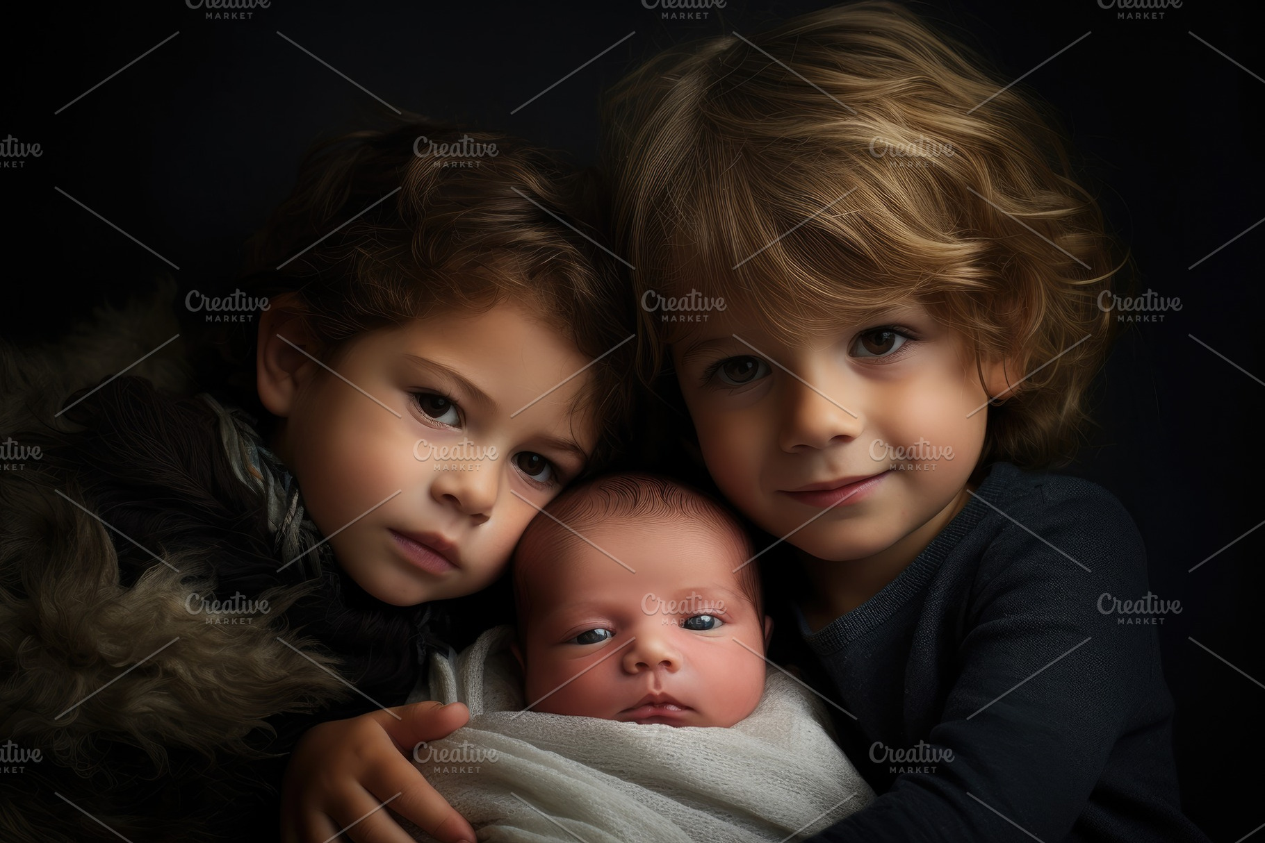 Two young children big-heartedly hol, a Photo by Iftikhar Alam