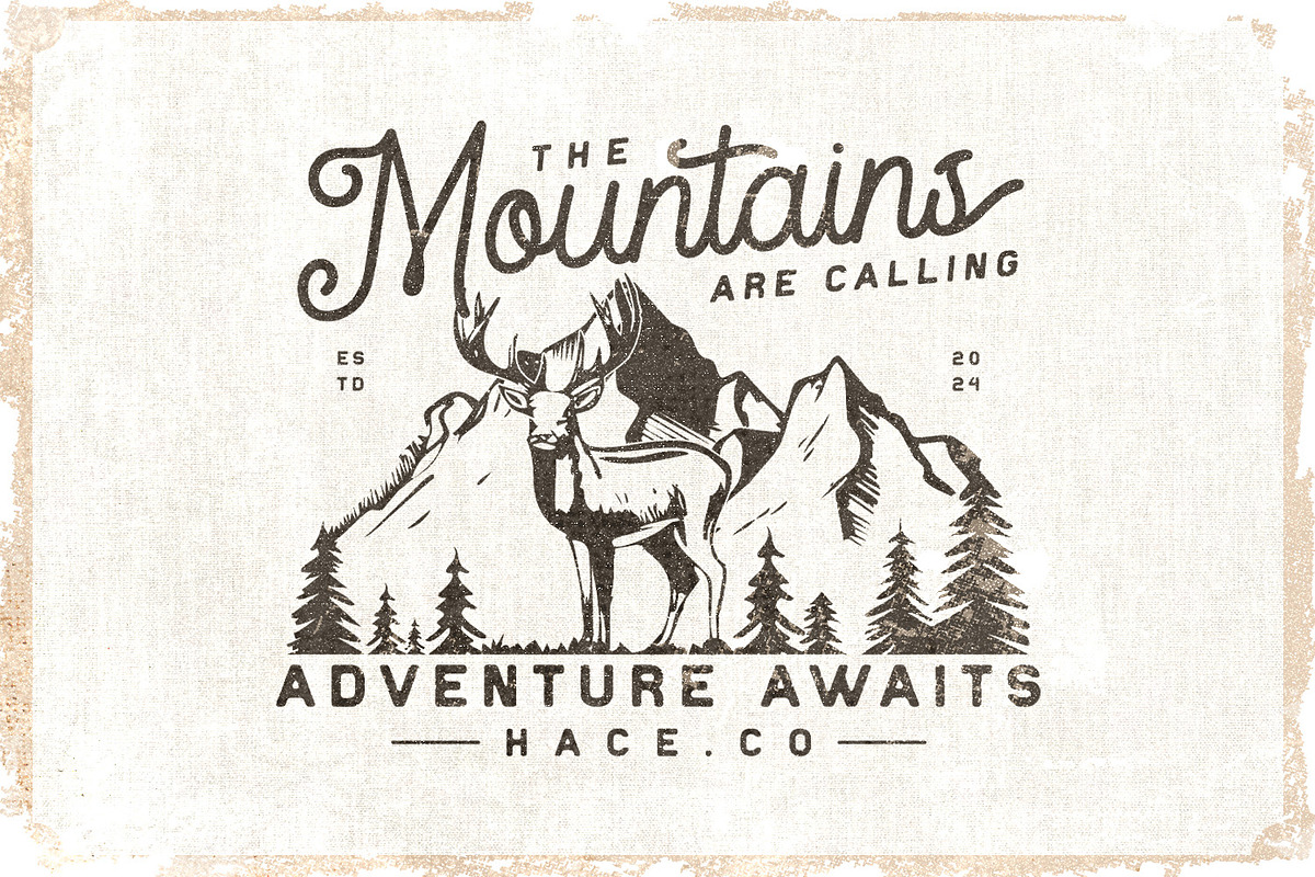 HC - Madnight Vintage Script, a Script Font by Hasbi Creative (Photo 7 of 9)