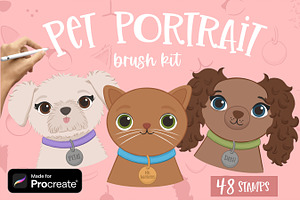 Pets Character Procreate Brushes