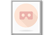 Fine Flat Icon With VR Logo, an Icon by FineArtStudio (Thumbnail 3 of 3)