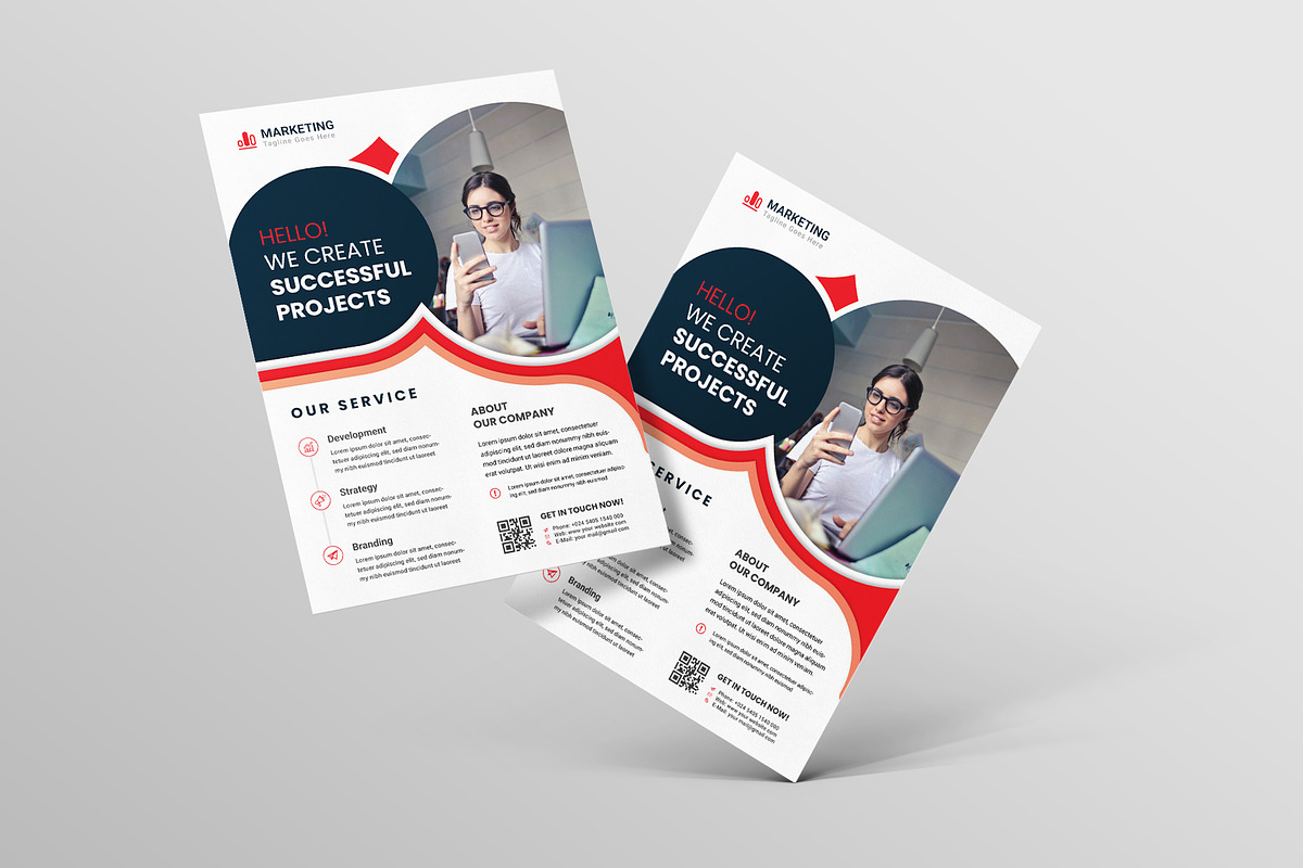 Corporate Business Flyer Template, a Flyer Template by workclan24 (Photo 2 of 3)