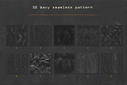 Wavy lines. Seamless pattern pack., a Pattern Graphic by Gudiny (Thumbnail 9 of 9)