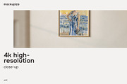4x5 Bedroom Frame Mockup Artful, a Household Mockup by mockupize (Thumbnail 4 of 7)