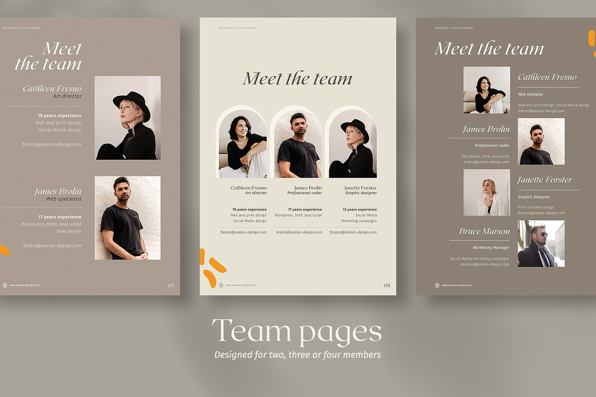 Proposal & Questionnaire for CANVA, a Brochure Template by Imagination Area (Photo 9 of 18)
