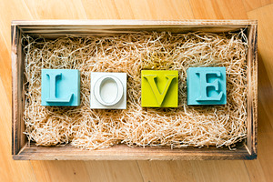 Love Letters, an Abstract Photo by THP Creative