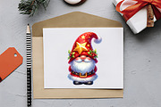 Christmas Gnome Sublimation Clipart, an Illustration by RobertsArt (Thumbnail 3 of 7)