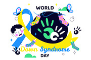 10 World Down Syndrome Day, a Person Illustration by denayunebgt (Thumbnail 4 of 4)