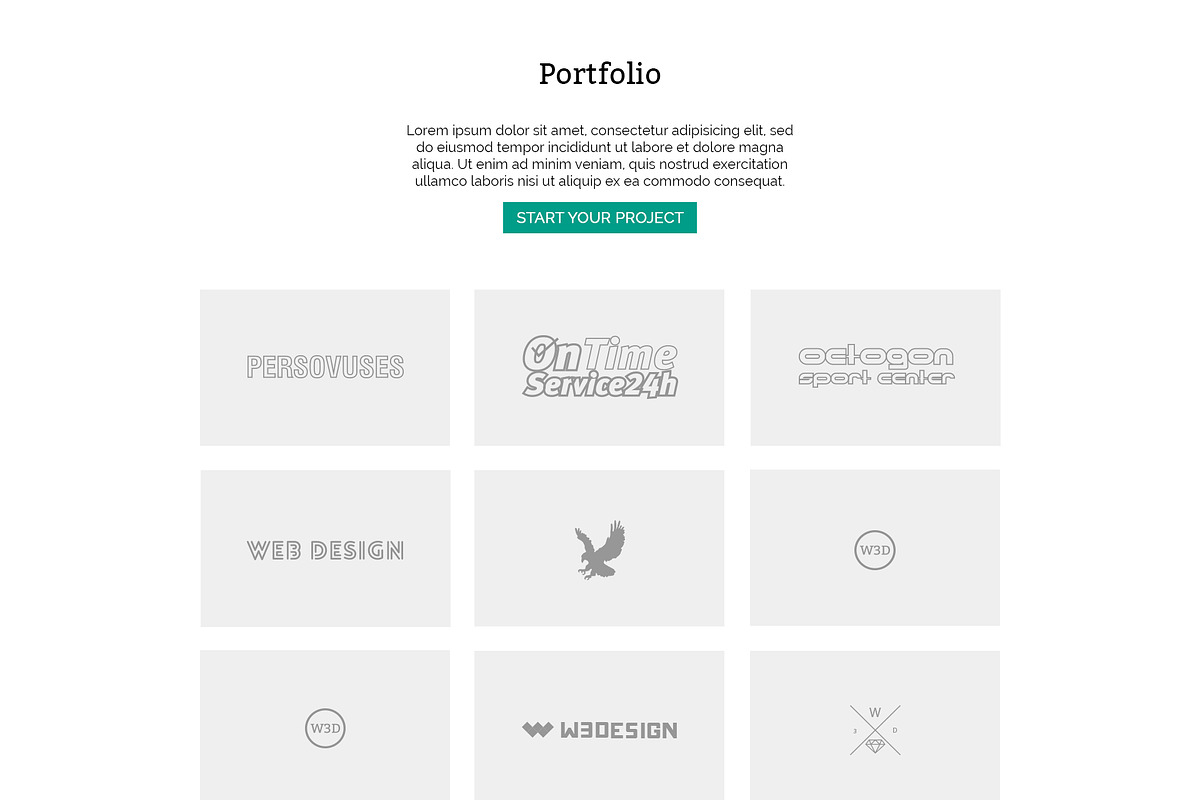 Web PSD Template, a Websites & App Template by W3D Design (Photo 2 of 5)