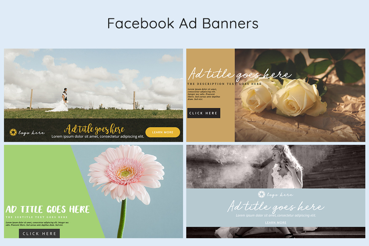 Facebook Ad Templates, a Social Media Template by pmvch