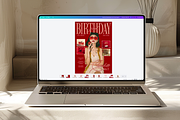 Elegant Retro Birthday Magazine, a Magazine Template by Creatif Foundry (Thumbnail 2 of 7)