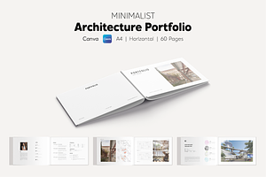 A4 Portfolio Template Canva