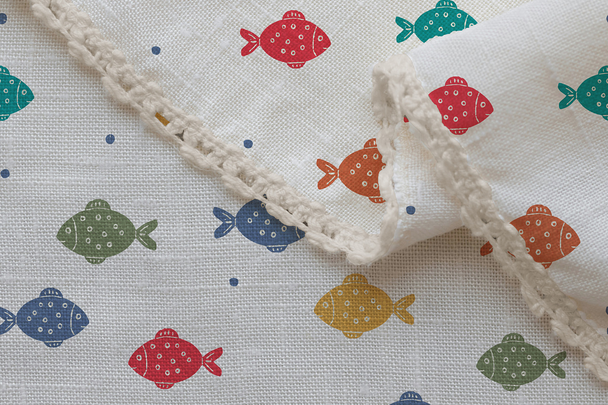 Nautical Fish Playful Collection, a Pattern Graphic by Naty Art (Photo 12 of 12)
