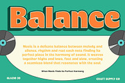 Glazio 3D, a Sans Serif Font by Craft Supply Co. (Thumbnail 3 of 8)
