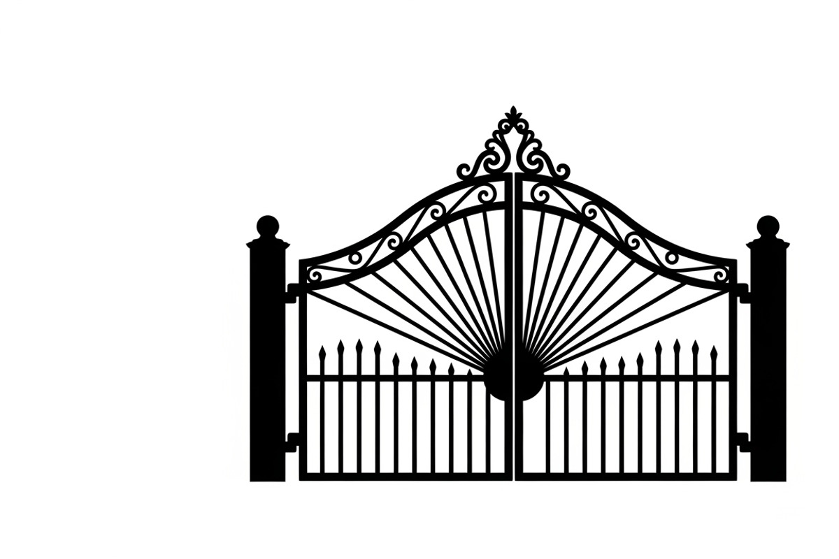 Ornate Iron Gate SVG Bundle, an Illustration by Designs_River (Photo 28 of 31)