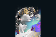 Human~4 Abstract Posters, a Texture Graphic by picnictubesworld (Thumbnail 2 of 5)