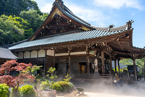 Kannon-do building at Daisho-in Temple on Miyajima Island, Japan