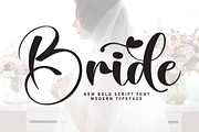 Bride | Script Font, a Handwritten Font by Scratchones (Thumbnail 1 of 9)