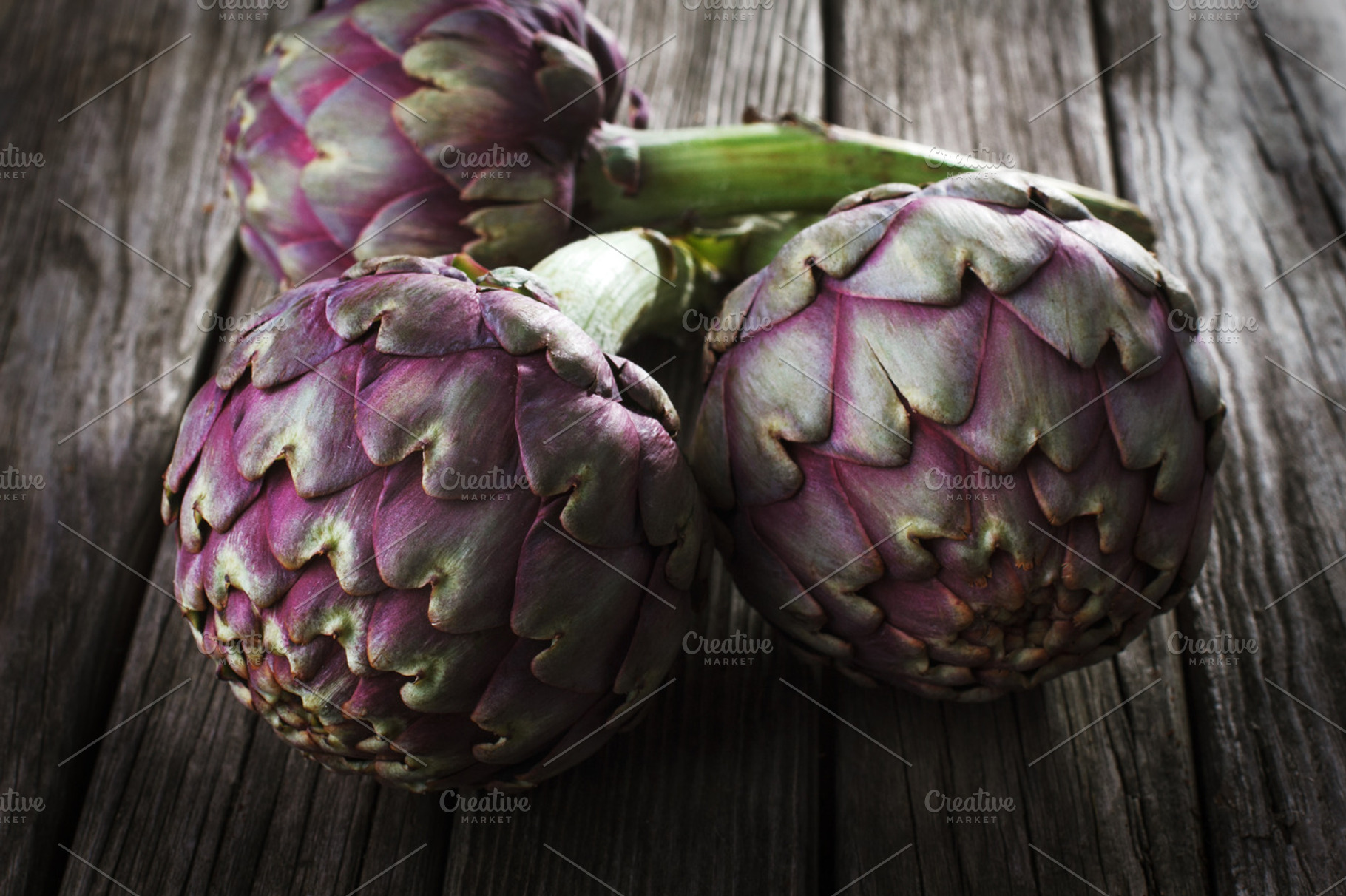 Artichokes Stock Photo