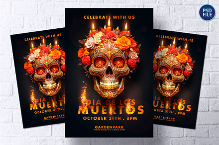 Dia de los Muertos Flyer