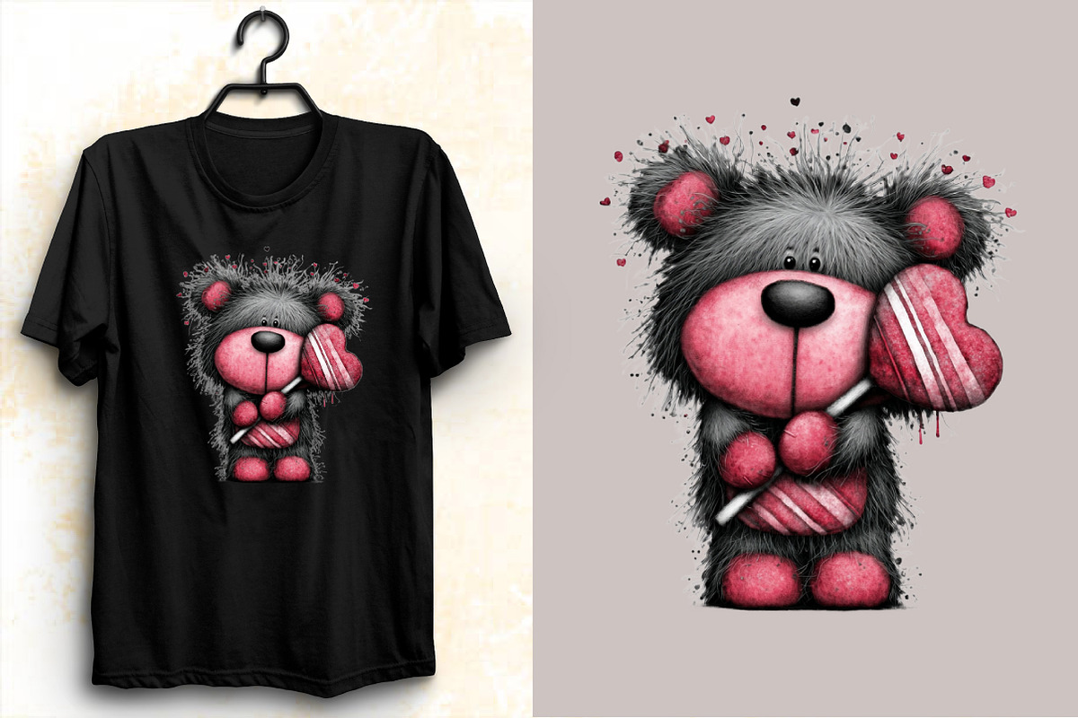 Valentine’s Day Teddy Clipart Bundle, an Illustration by SVGArt (Photo 2 of 8)