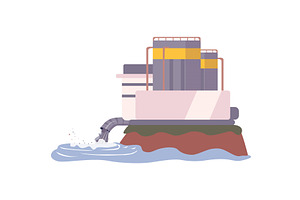 Environmental Pollution Problem and, an Illustration by TopVectors