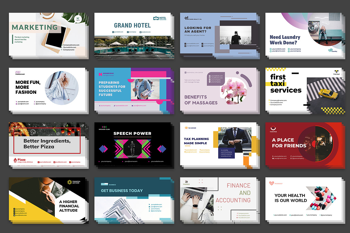 Presentation PowerPoint Bundle, a Presentation Template by TemplatesNow! (Photo 16 of 20)