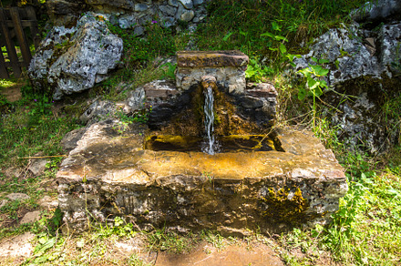 Fountain in Picos de Europa, Asturias, Spain, an Architecture Photo by GoodGoods