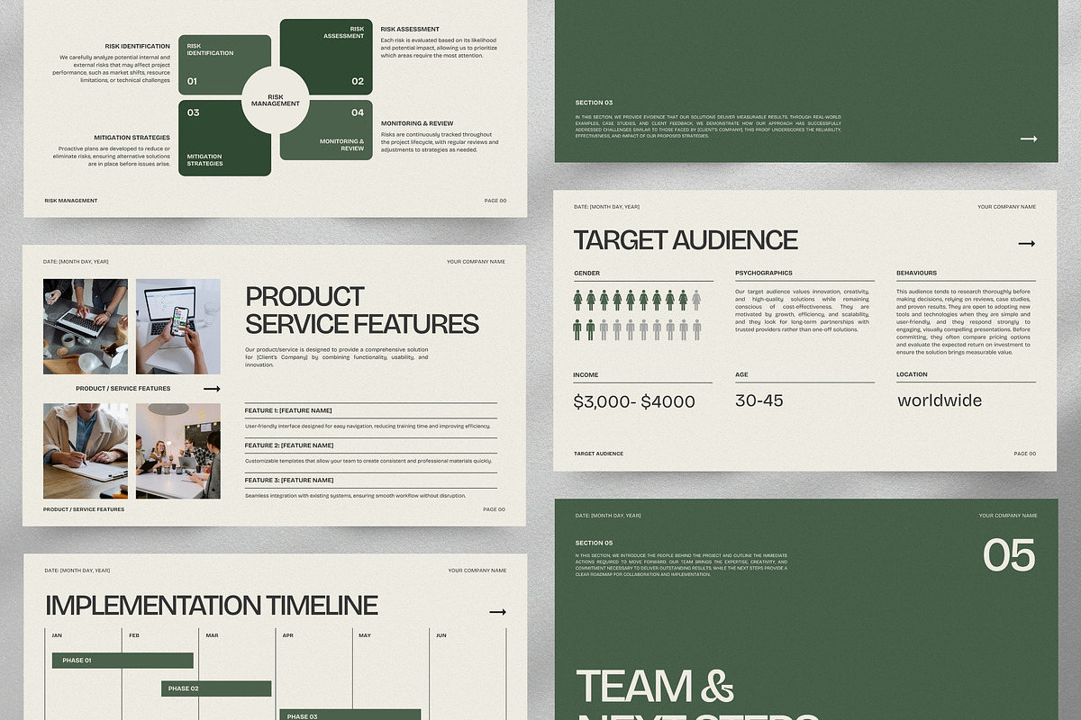 Modern Business Pitch Deck preview 4