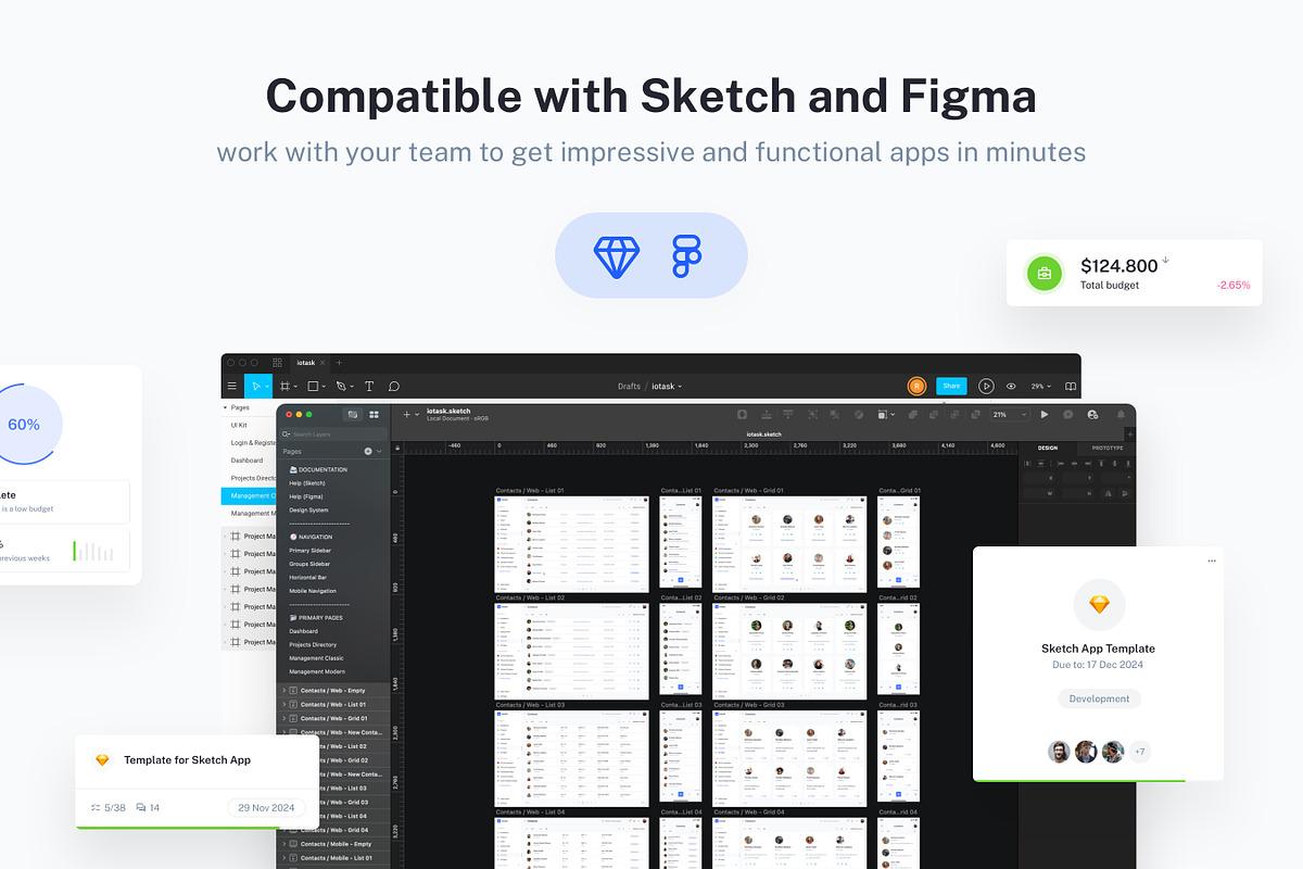 IOTASK - Project Management UI Kit, an UI Kit Template by WhiteUI.Store (Photo 6 of 13)