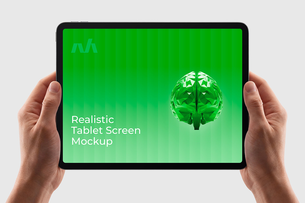 Realistic Tablet Screen Mockup, an iPad Mockup by graphypix (Photo 1 of 4)