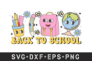 Groovy Retro Back to School Bundle, an Object Illustration by Libby Wishes (Thumbnail 2 of 10)