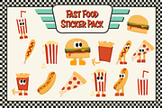 Fast Food Illustration Mascot Pack, a Food Illustration by saragoodies (Thumbnail 1 of 9)