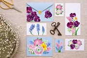 Beautiful bouquet of flowers, a Decorative Illustration by Hanna Hryharenka (Thumbnail 7 of 10)
