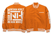 Varsity Jacket mockup psd front back, a Hoody Mockup by NH graphic (Thumbnail 10 of 10)