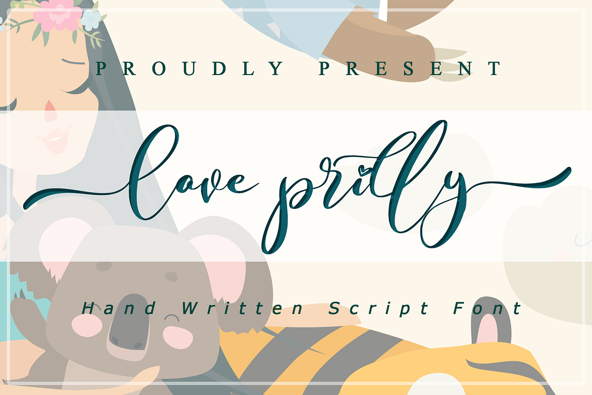 Love Prilly // Elegant Script Font, a Script Font by Aldedesign (Photo 8 of 12)