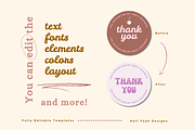 Bakery Round Sticker Templates, a Stationery Template by Hell Yeah Designs (Thumbnail 7 of 7)