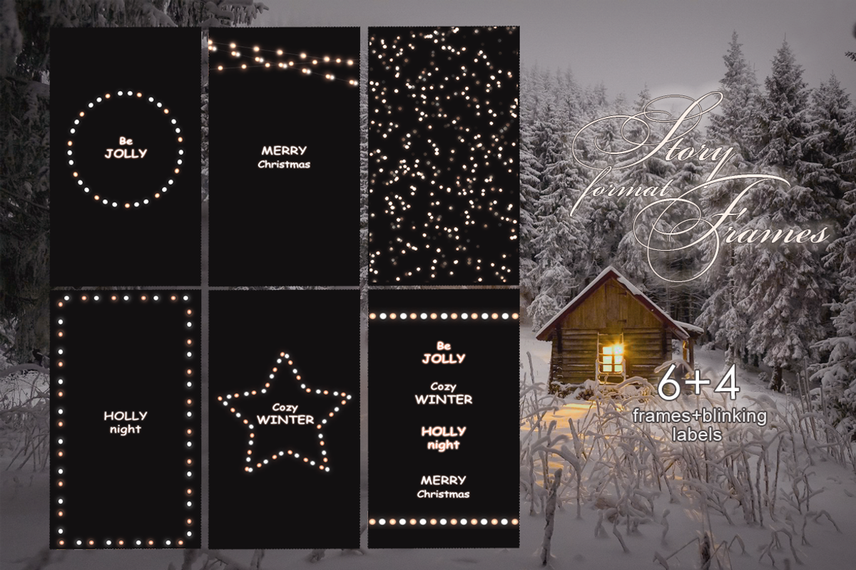 Animated Illumination  insta Frames, a Social Media Template by oKOLOstyle (Photo 3 of 9)