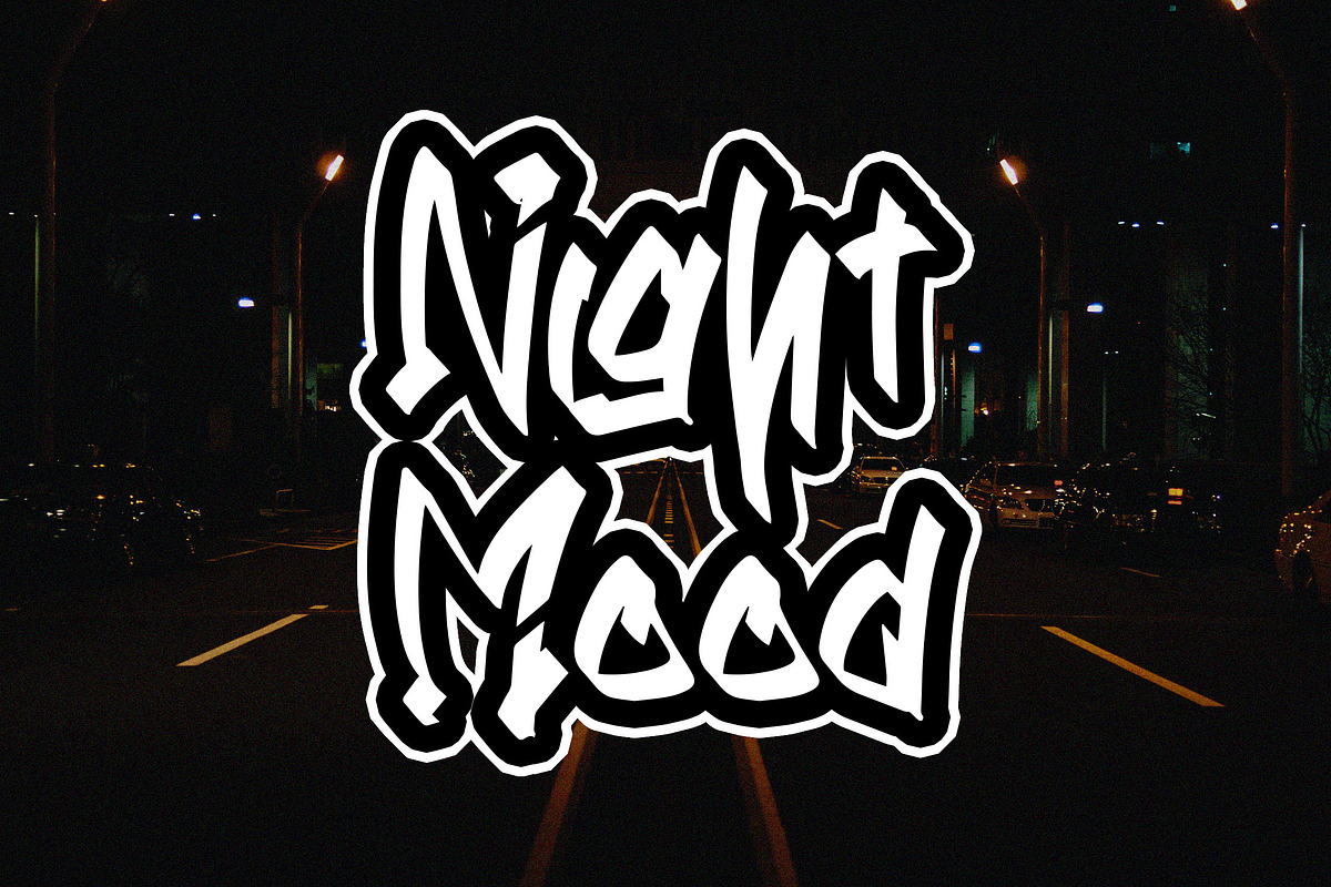 Rattenca - Graffiti Font, a Script Font by NTC Graphic (Photo 6 of 9)