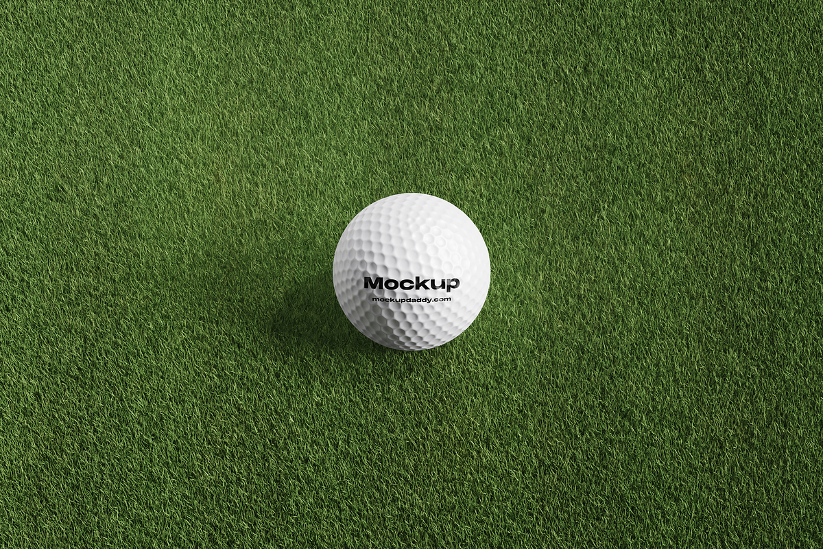 Golf Ball Mockup, a Product Mockup by Mockupdaddy (Photo 12 of 14)