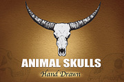 ANIMAL SKULLS - Hand Drawn, an Animal Illustration by BusOne (Thumbnail 2 of 2)