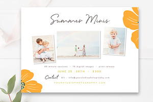 5x7 Summer Minis Template