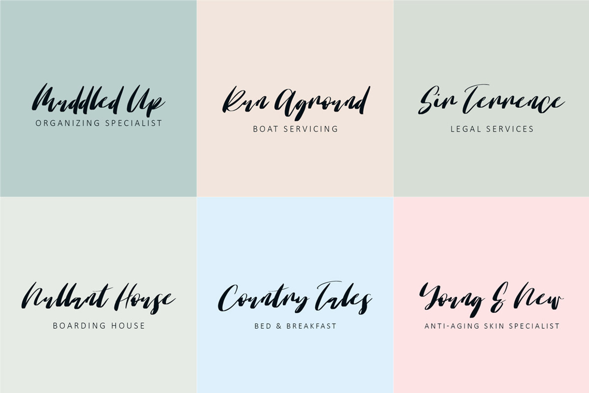 Tyndust Script Font preview 4