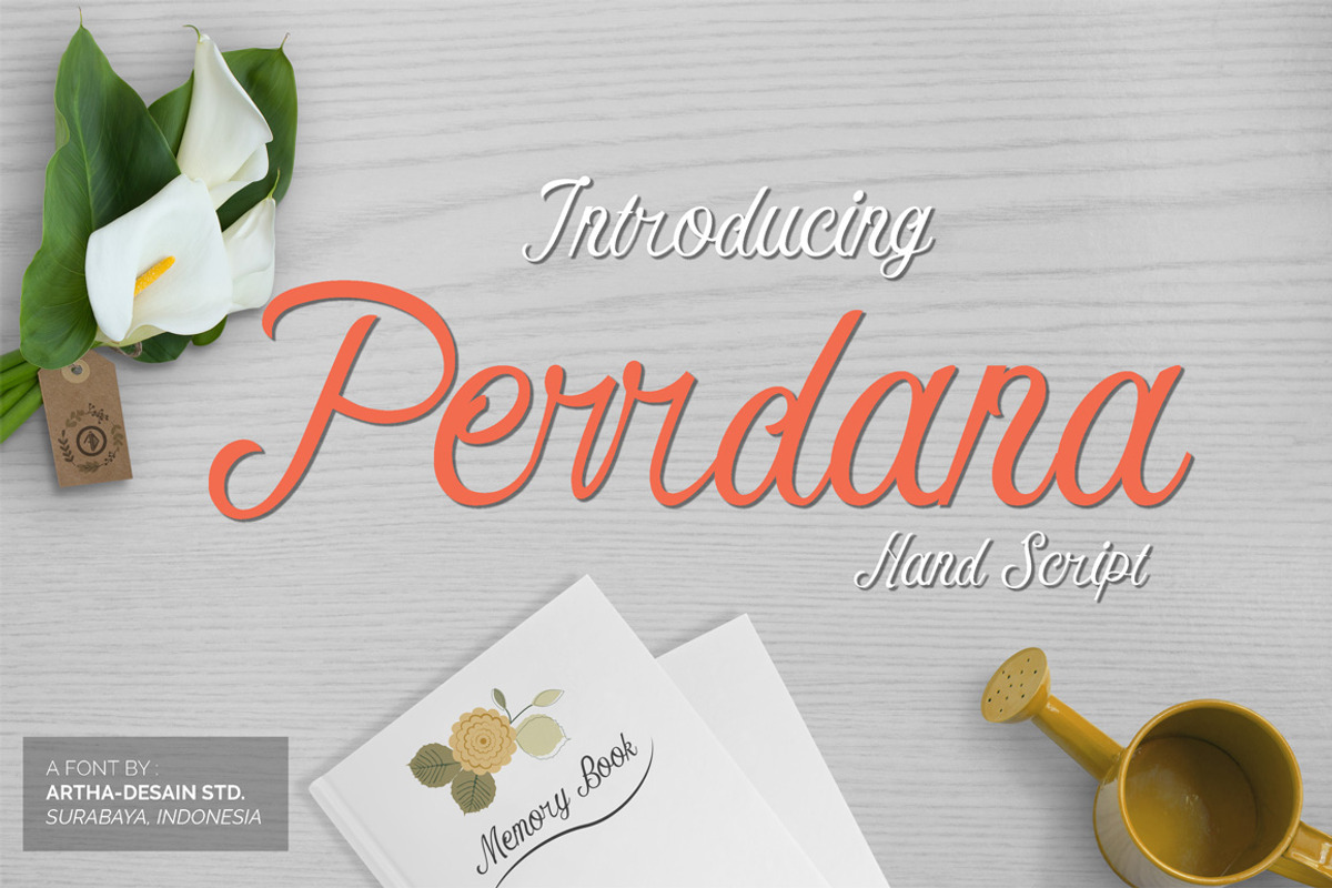 Perdana Hand Script Fonts