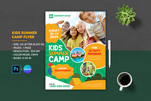Kids Summer Camp Flyer
