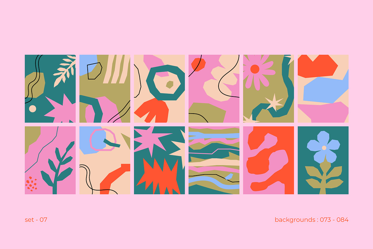 Funky Abstract Backgrounds, a Background Graphic by Léo Alexandre (Photo 8 of 22)