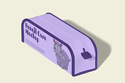 Pencil Case Mockup, a Packaging Mockup by Unerispace (Thumbnail 4 of 5)