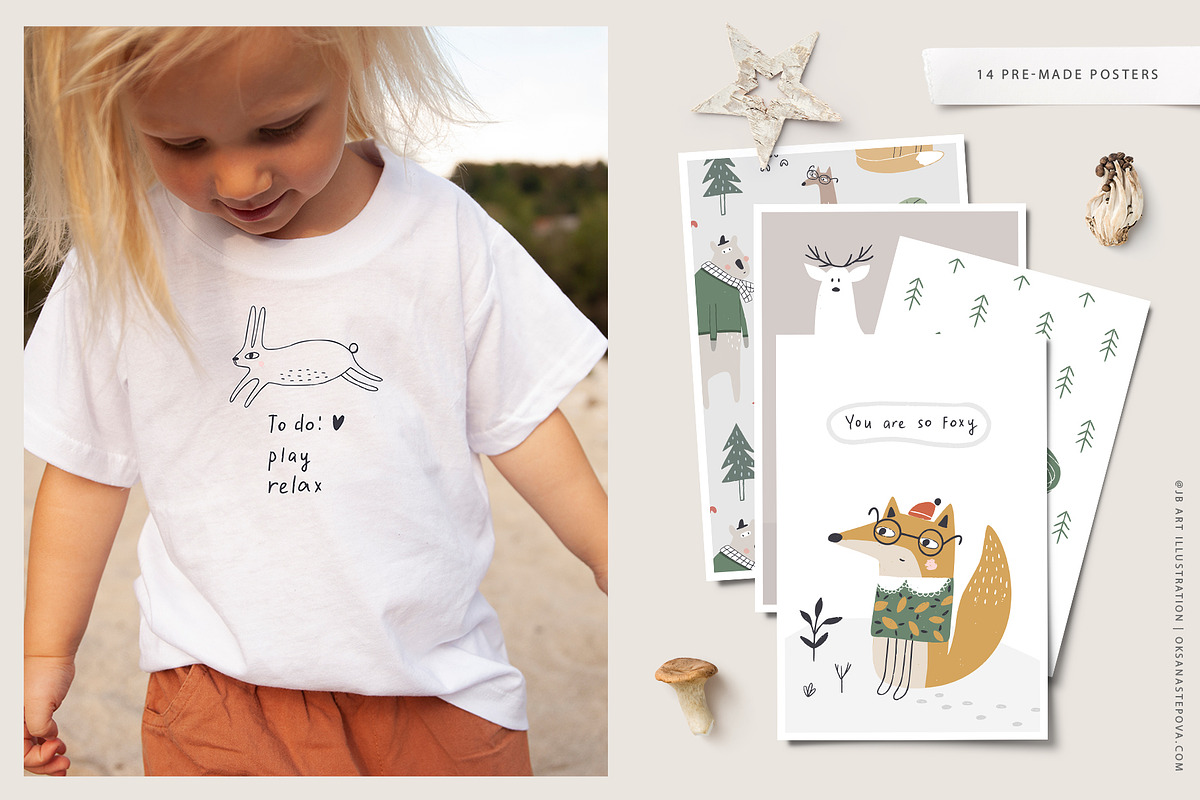 Scandinavian Forest, an Animal Illustration by Oksana Stepova (Photo 3 of 14)